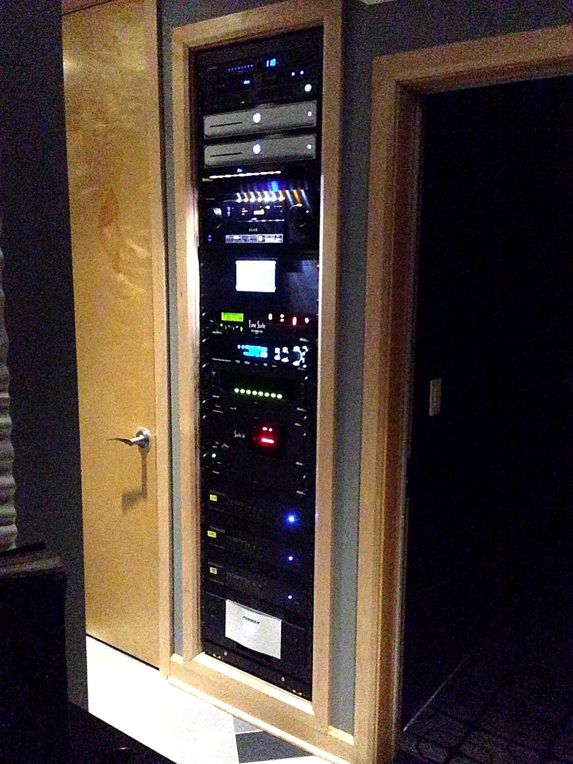 Finished equipment rack